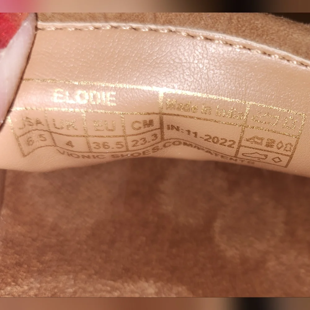 NWOB Vionic Elodie Womens Brown Suede Penny Loafers 6.5 - Picture 5 of 10